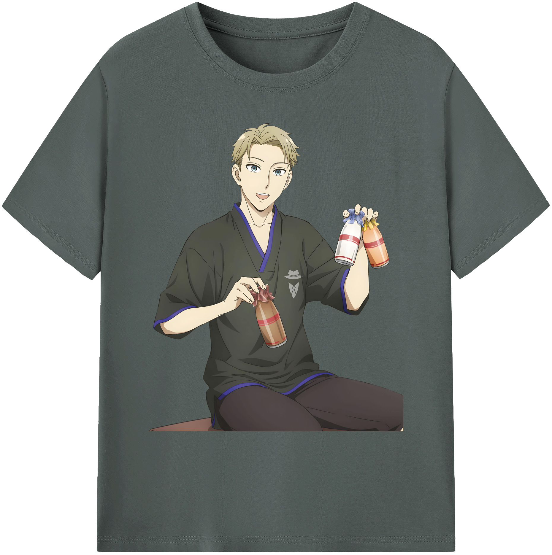 （画像用） SPY×FAMILY间谍家家酒 綿100％ メンズ半袖Tシャツ｜肌触りやわらか＆通気性